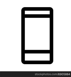 smartphone, icon on isolated background