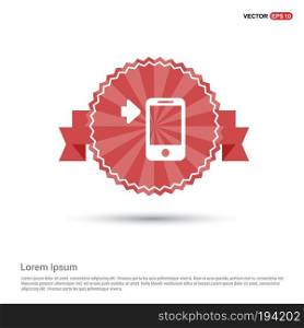 smartphone icon - Red Ribbon banner