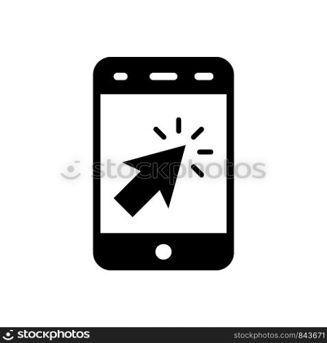 Smartphone icon vector illustration on white background