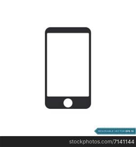 Smartphone Icon Vector Template Illustration Design