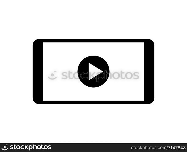 Smartphone icon with play sign or video player. Social media symbol. Vector icon mobile phone. Play button vector icon. Smartphone vector. EPS 10. Smartphone icon with play sign or video player. Social media symbol. Vector icon mobile phone. Play button vector icon. Smartphone vector.