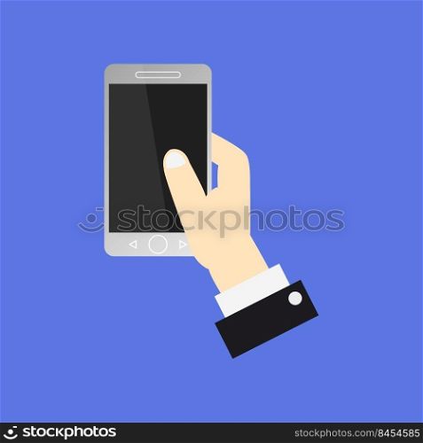 Smartphone in hand