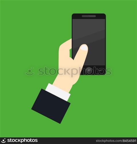 Smartphone in hand