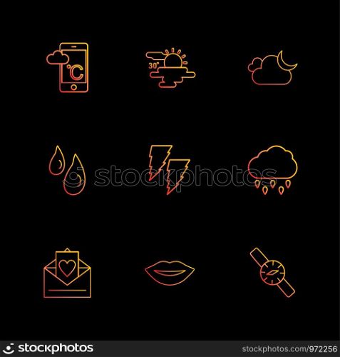 smartphone , internet , laptop , setting , Ecology , eco , icons , weather , enviroement , icon, vector, design, flat, collection, style, creative, icons , cloud , rain , storm , moon , rainbow , sun , sunlight ,
