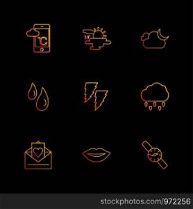 smartphone , internet , laptop , setting , Ecology , eco , icons , weather , enviroement , icon, vector, design, flat, collection, style, creative, icons , cloud , rain , storm , moon , rainbow , sun , sunlight ,