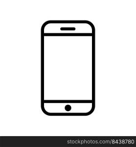 Smartphone line icon simple design