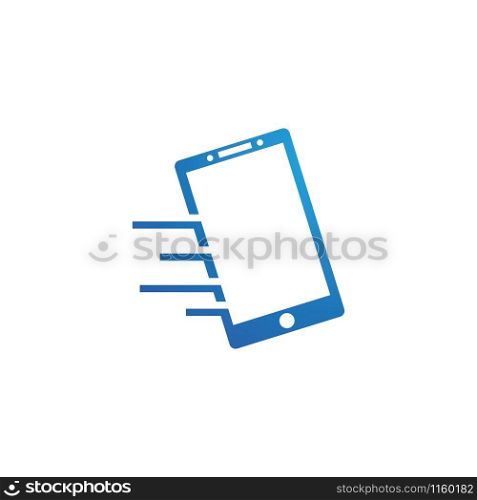Smartphone logo illustration vector design