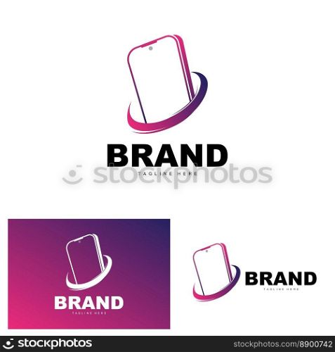 Smartphone Logo, Modern Electronics Vector, Smartphone Shop Design, Electronic Goods