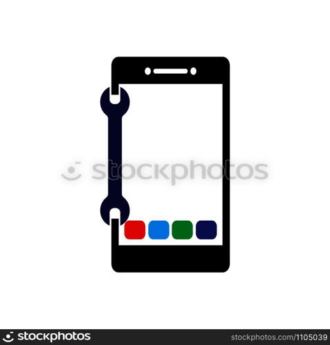 smartphone logo vector