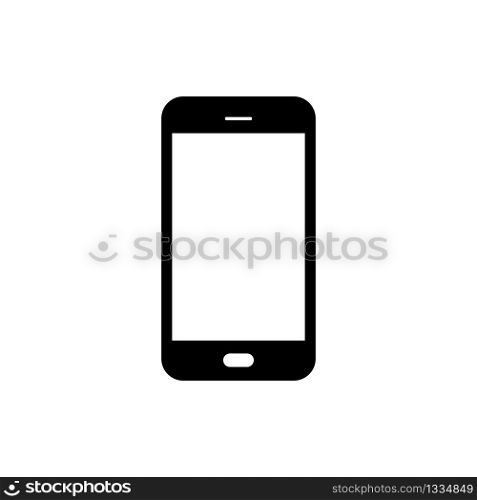 Smartphone mobile symbol icon. Blank screen. Vector illustration. EPS 10