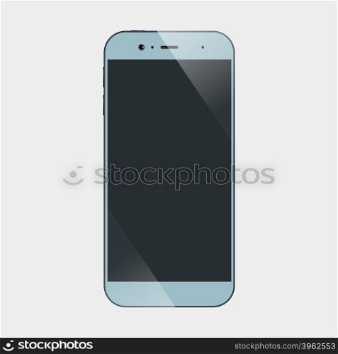 Smartphones icon isolated. Smartphone icon isolated. Mobile phone with blank screen. Vector illustration.