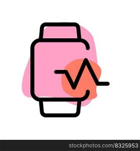 Smartwatch to check the ECG of a patient