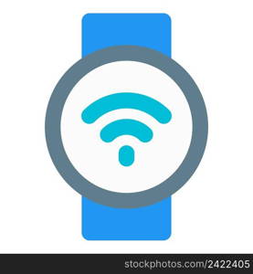 Smartwatch with wireless connectivity feature