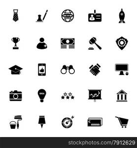 SME icons on white background, stock vector