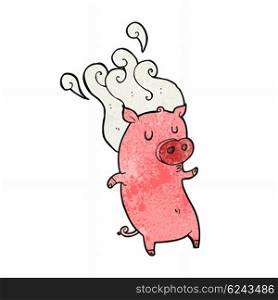 smelly cartoon pig