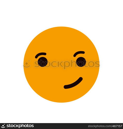 Smile emoji icon design vector