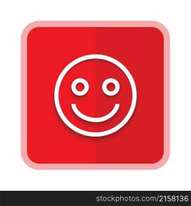 smile emoticon line icon