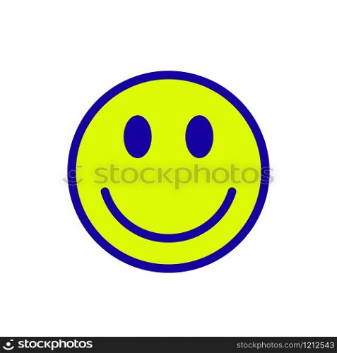 Smile face emoticon emoji icon. Concept, character.