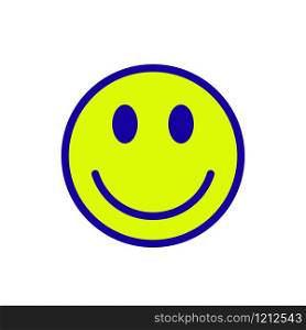 Smile face emoticon emoji icon. Concept, character.
