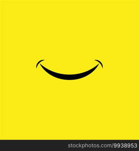 Smile happy face vector design