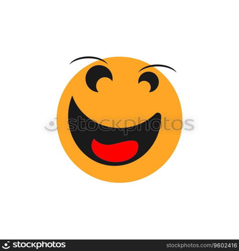 Smile icon emoticon symbol template