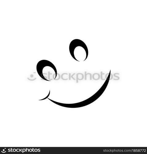 Smile icon logo vector design