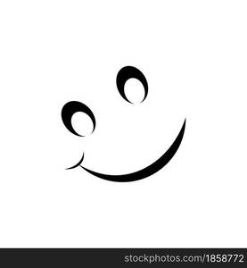 Smile icon logo vector design