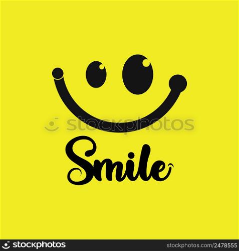 smile icon, smile, logo vector design happy emoticon Business, funny design and vector emoji happiness