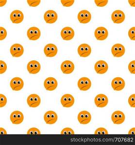 Smile pattern seamless in flat style for any design. Smile pattern seamless