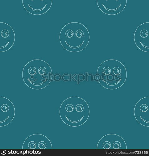 Smile pattern vector seamless repeating for any web design. Smile pattern vector seamless