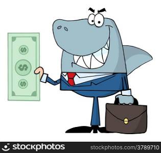 Smiled Business Shark Holding Cash