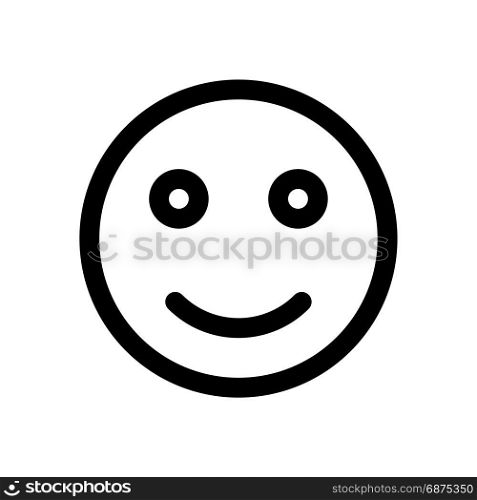 smiley emoji, icon on isolated background
