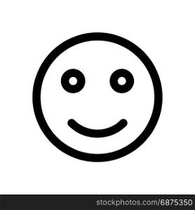 smiley emoji, icon on isolated background