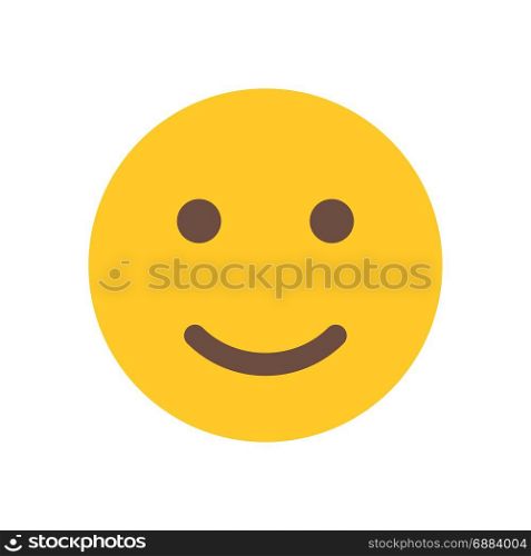 smiley emoji, icon on isolated background,