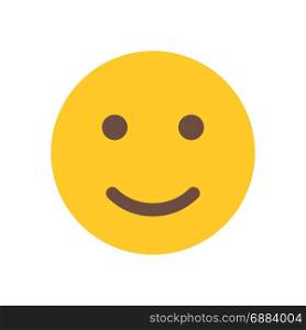 smiley emoji, icon on isolated background,