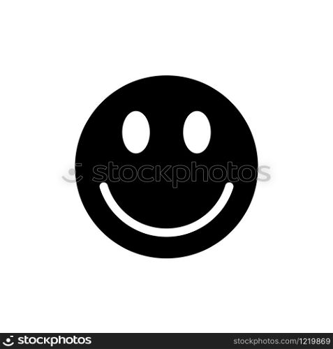 Smiley emoticon icon vector
