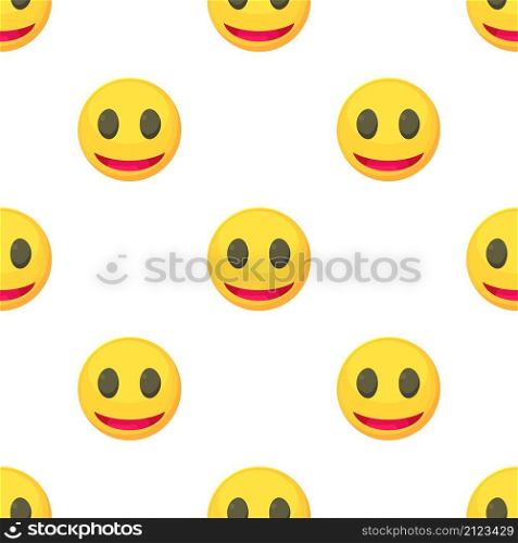 Smiley pattern seamless background texture repeat wallpaper geometric vector. Smiley pattern seamless vector