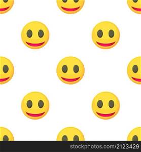 Smiley pattern seamless background texture repeat wallpaper geometric vector. Smiley pattern seamless vector