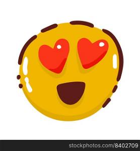 smiling emoji in love. in the eyes of the heart,. smiling emoji in love. in the eyes of the heart.