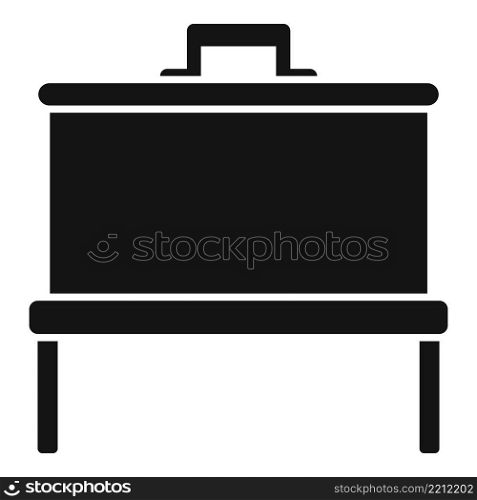 Smoke bbq icon simple vector. Grill smokehouse. Meat barrel. Smoke bbq icon simple vector. Grill smokehouse