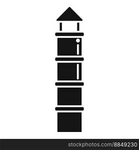 Smoke chimney icon simple vector. Factory house. Stack fire. Smoke chimney icon simple vector. Factory house
