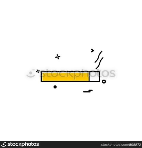 smoke cigarette tobacco icon vector design