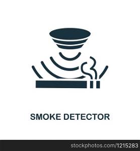 Smoke Detector icon. Monochrome style design from sensors collection. UX and UI. Pixel perfect smoke detector icon. For web design, apps, software, printing usage.. Smoke Detector icon. Monochrome style design from sensors icon collection. UI and UX. Pixel perfect smoke detector icon. For web design, apps, software, print usage.