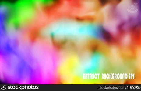 Smoke in colorful light, abstract background, vector illustration