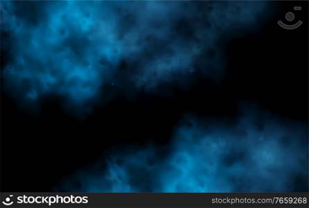 Smoke vector background. Abstract blue fog composition illustration. eps10. Stage smoke, paint powder for design website. Smoke vector background. Abstract design illustration eps 10