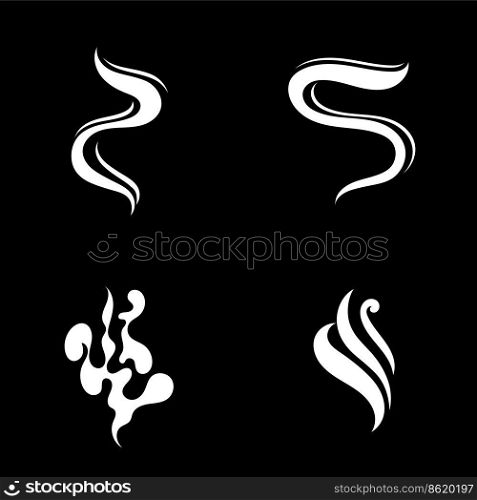 Smoke Vector Icon Design Illustration
