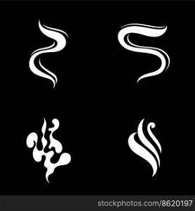 Smoke Vector Icon Design Illustration
