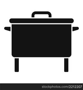 Smokehouse cook icon simple vector. Bbq grill. Smoke oven. Smokehouse cook icon simple vector. Bbq grill