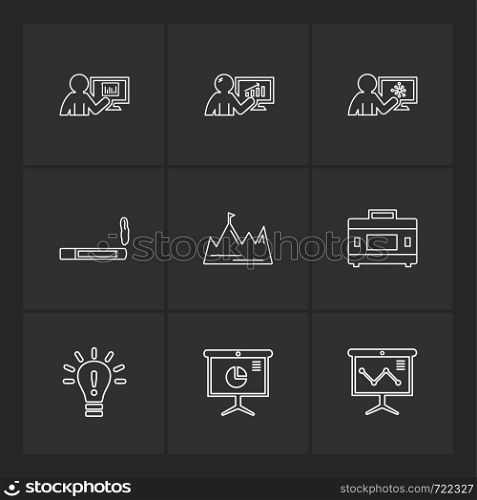 smoking , idea , chart , graph , percentage , navigation , share , money , id card , naviagation , breifcase , icon, vector, design, flat, collection, style, creative, icons