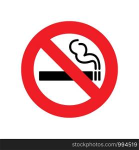 smoking - no smoking icon vector design template